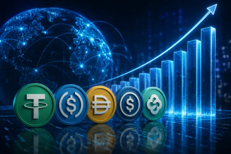 Stablecoin Cross-Border Flows Hit $220B After 78% Surge…